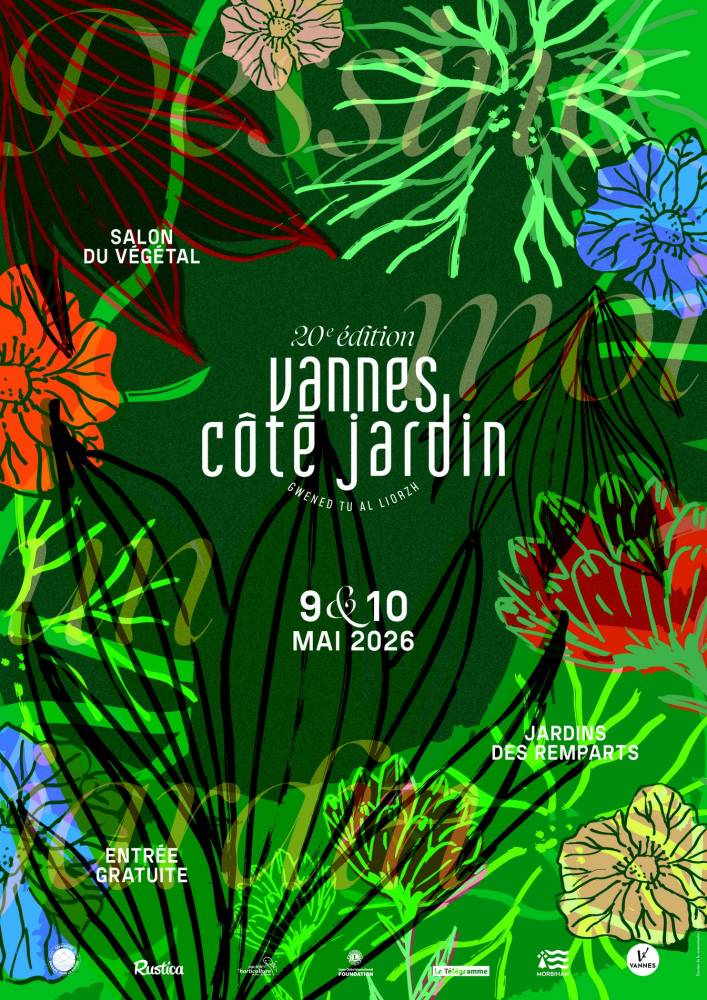 Affiche Vannes Côté Jardin 2026